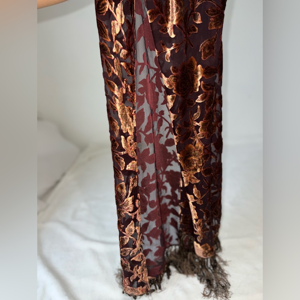 See-through floral scarf/wrap - Picture 7 of 9